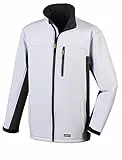 teXXor Softshelljacke Skagen atmungsaktive Microfleece Arbeits, L, weiß, 4144