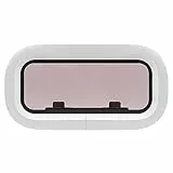 KIMISS Yacht Bullauge Boot Portlight Fenster nach Innen Öffnung Bullauge für RV, 303x156mm Beständiges Design