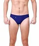 Trendy Boy Herren Schwimmslip Sport Badeanzug Schnell Trocknend Klassischer Bade-Slip (XL, LA661-Navy)