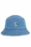 Calvin Klein Damen Bucket Hatk60K611980 Schlapphut, Blue (Denim), Einheitsgröße