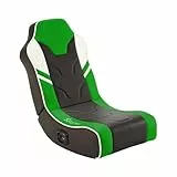 X Rocker Shadow 2.0 Floor Rocker Gaming Kinder Sessel mit 2.0 Audiosystem - Grün/Schwarz/Weiß