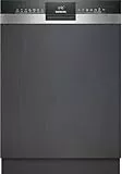 Siemens SN53ES22AE, iQ300 Smarter Geschirrspüler, Teilintegrierte Spülmaschine, 60 cm, Made in Germany, Besteckkorb, Auto. Türöffnung, Dreifach rackMatic, Besonders leise, varioSpeed, aquaStop