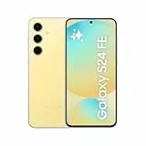 Samsung Galaxy S24 FE AI Smartphone ohne Vertrag, AI Handy mit Android, 8 GB RAM, 128 GB Speicher, 50-MP-Kamera, Lange Akkulaufzeit, Yellow, 36 Monate Herstellergarantie [Exklusiv bei Amazon]