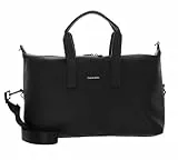 Calvin Klein Herren Weekender Reisetasche Ck Must Pique Handgepäck, Schwarz (Ck Black), Einheitsgröße