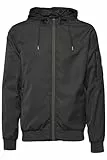 Blend BHRazy Herren Übergangsjacke Herrenjacke Jacke mit Kapuze Reißverschlusstaschen Kordelzug Regular fit, Größe:2XL, Farbe:Phantom Grey (70010)