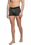 Build Your Brand Men Boxer Shorts 2-Pack, Charcoal, L
