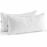 BedStroy Kopfkissen 40x80, 2er Set Höhenverstellbares Memory Foam Kissen 40x80, Ergonomisches Kissen mit Reißverschluss, atmungsaktives Schlafkissen Nackenkissen mit waschbarem Bezug