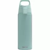 SIGG - Edelstahl Trinkflasche - Shield ONE Glacier - Für Kohlensäurehaltige Getränke Geeignet - Auslaufsicher - Federleicht - BPA-frei - Outdoor & Fitness - Hellblau - 0,75L