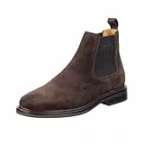 GANT Herren Fairkon Chelsea-Stiefel, Espresso Brown, 43 EU