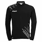 uhlsport Herren Score 26 Evo Woven Jacket Jungen Sport-Jacke Trainings-Jacke Softshell, Schwarz/Weiß, M EU