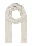 s.Oliver Gestrickter Schal mit Schmuckperlen beige ONESIZE