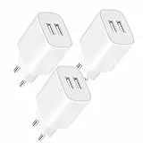 Ladegerät USB, 2.1A/5V Netzteil USB Stecker Steckdose USC Plug Ladegerät Ladestecker Charger Adapter Kompatibel mit iPhone XS XR X 8 7 6, Samsung, Xiaomi, Huawei