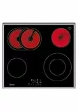 NEFF T16SBN1L0, N 50, Elektrokochfeld, autarkes Glaskeramik-Kochfeld 60 cm breit, Touch Control, Bräterzone, 2-stufige Restwärmeanzeige, aufliegend, Schwarz