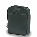 Stratic Pure Messenger Bag Umhängetasche Tablet nachhaltig, wasserabweisend, mit Tabletfach, Masken- und Hygienefach, S, black