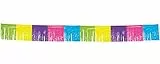 Folat Girlande: Fransen-Girlande, PVC, bunt, wetterfest, 30 cm Höhe, 10 m Lä