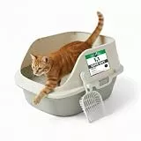 Katzenklo [inkl. Katzenschaufel] – Katzentoilette [offen & freier Einstieg] – Katzenklo aus robustem Kunststoff – Leicht zu reinigen – 26,5 × 47,7 × 38,7 cm