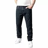 Timezone Slim EduardoTZ Eduardo Slim Fit Jeanshose - Herrenjeans (Black Blue Wash, W32/L32)