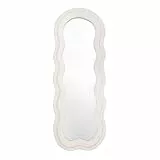 Flamingueo Wandspiegel - Spiegel Groß, Spiegel Asymmetrisch, Standspiegel, Ganzkörperspiegel Wand, Room Decor, Dekorative Wandspiegel, Wavy Mirror