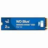 WD Blue SN5000 NVMe SSD 2 TB interne SSD (Geschwindigkeiten von bis zu 5.150 MB/s/4.850 MB/s Lesen/Schreiben, 900 TBW, Western Digital nCache 4.0, Acronis True Image for Western Digital)