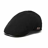 TOP-EX Designer-Schiebermütze für Herren für Golf oder Freizeitkleidung, stilvoller Schirm, für Golf, Angeln, Schießen, Wandern und Jagd, 57–65 cm (M-XXXL), 47#Schwarz, XL/XXL