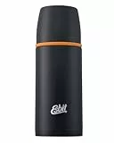 Esbit Classic Isolierflasche 500ml - Thermoskanne für warm & kalt - Thermosflasche mit 2 Bechern - Trinkflasche Edelstahl - Auslaufsicher - Schwarz