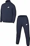 Nike Herren M Nk Club Pk Trk Suit Trainingsanzug, Midnight Navy/White, XXL EU