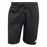 adidas Men's 3 Stripes Swim Shorts 8 INCH, Black/White, 4XL