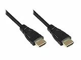 High-Speed-HDMI®-Kabel mit Ethernet, vergoldete Stecker, 5m, Good Connections®