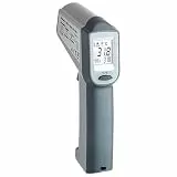 TFA Dostmann Beam Infrarot-Thermometer, 31.1132, Messdauer 1 Sekunde, berührungslose Temperaturmessung von Oberflächen, gemäß HACCP, Messfeldmarkierung, grau, L 40 x B 85 x H 175 mm