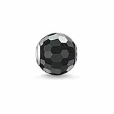 Thomas Sabo Damen Bead Obsidian facettiert Karma Beads 925 Sterling Silber K0003-023-11