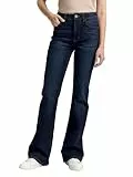 TOM TAILOR Damen 1047842 TTSTELLA Bootcut Jeans, 10136 - Dark Blue Denim, 31W / 32L EU