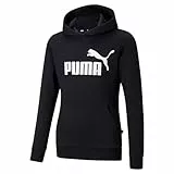 PUMA Damen Ess Logo Hoodie Tr Sweatshirt, Black, XL