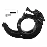 Fronthalterung für Motorradhaken Zuverlässiges Aufbewahrungszubehör aus robustem ABS, perfekt geeignet für verschiedene Motorradmodelle (schwarz)