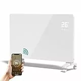 EMKE Elektroheizung Energiesparend 2000W, Konvektor-Heizung Elektrisch mit WLAN & App-Steuerung, Smart Elektroheizkörper Standgerät oder Wandmontage Weiß