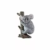 NUOBESTY Koala Modell Koala Statue Dschungel Tiere Figuren Koala Parteibevorzugungen Liefert Koala Kuchendeckel Geschenk Spielzeug für Kinder Ornament für Das Büro zu Hause