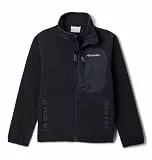 Columbia Unisex Kinder Fast Trek Full Zip Fleecejacke Mit Durchgehendem Reißverschluss, Schwarz, L EU