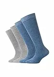 Camano Kinder Kniestrümpfe 4er Pack 27/30 denim melange