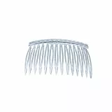 Lurrose 10 Stücke Transparente Kunststoff Haarspange Kämme für Frauen - Haar Seite Insert Kämme für Dame