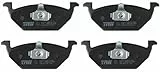 TRW GDB1984 Bremsbelagsatz 4-Teilig für Volkswagen Polo III (6R1, 6C1) 2009-2022 Vorderachse und Andere Fahrzeuge