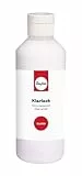 Rayher Klarlack gloss, Aufstrich Lack, klar, glänzend, Flasche 250 ml, wetterfest, für Innen- und Außenbereich, Glanzlack, 35093000, Glossy