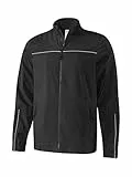 Joy Sportswear Kiran Herren-Jacke ideal für Sport und Freizeit, Bequeme Trainings- und Sweat-Zip-Jacke mit Langen Ärmeln und Reißverschlusstaschen 52, Black