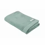 TOM TAILOR Duschtuch, 70x140 cm, 100% Baumwolle/ Frottier, mit zwei Aufhängern und Label mit Logo, COLOR BATH TOWEL Türkis (Fresh Sage)