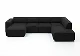 Atlantic Home Collection Wohnlandschaft/Ecksofa Bulky, Récamière rechts, 195 x 324 x 70 cm, anthrazit
