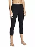 CALIDA Natural Comfort 3/4-Leggings Damen, aus hochwertiger Baumwolle schwarz 48-50