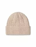 CECIL Damen 5706545 Strickmütze mit Struktur, Sandalwood beige Melange, Regular