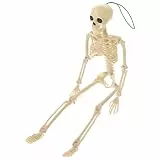 GLEAVI 1stück Bewegliches Skelett Modell Für Halloween Deko Lustiger Scherzartikel Zur Gestaltung Von Grusel-szenen Für Partys Und Dekorationen