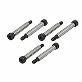 6 Stück Schulterbolzen aus legiertem Stahl, Durchmesser der Schulter 1 – 1/2 Zoll Dicke.