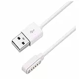 Winnes USB Ladekabel, Smartwatch Ladekabel, Magnetische 4-Kontakt-Ladekabel, Geeignet für Smartwatch GPS-Tracker etc. Starke magnetische Kraft, Schnellladung C911