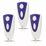 Universal-Tor-Fernbedienung, 433 MHz, kompatibel mit Novoferm Novotron 512 MAX43-2, 502 MIX43-2 & MNHS433-2, für automatische Tore und Garagen (inkl. Batterien, 3 Stück)