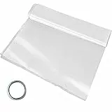 VEVOR PE Gewächshausfolie 4,9 M Länge x 7,6 M Breite Transparent Treibhausfolien, 0,15 mm Dicke Folientunnel, reißfeste Gartenfolien aus Polyethylen als Plastikfolien für Abdeckungen im Außenbereich